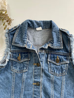 Load image into Gallery viewer, Denim Vest-Bust 30