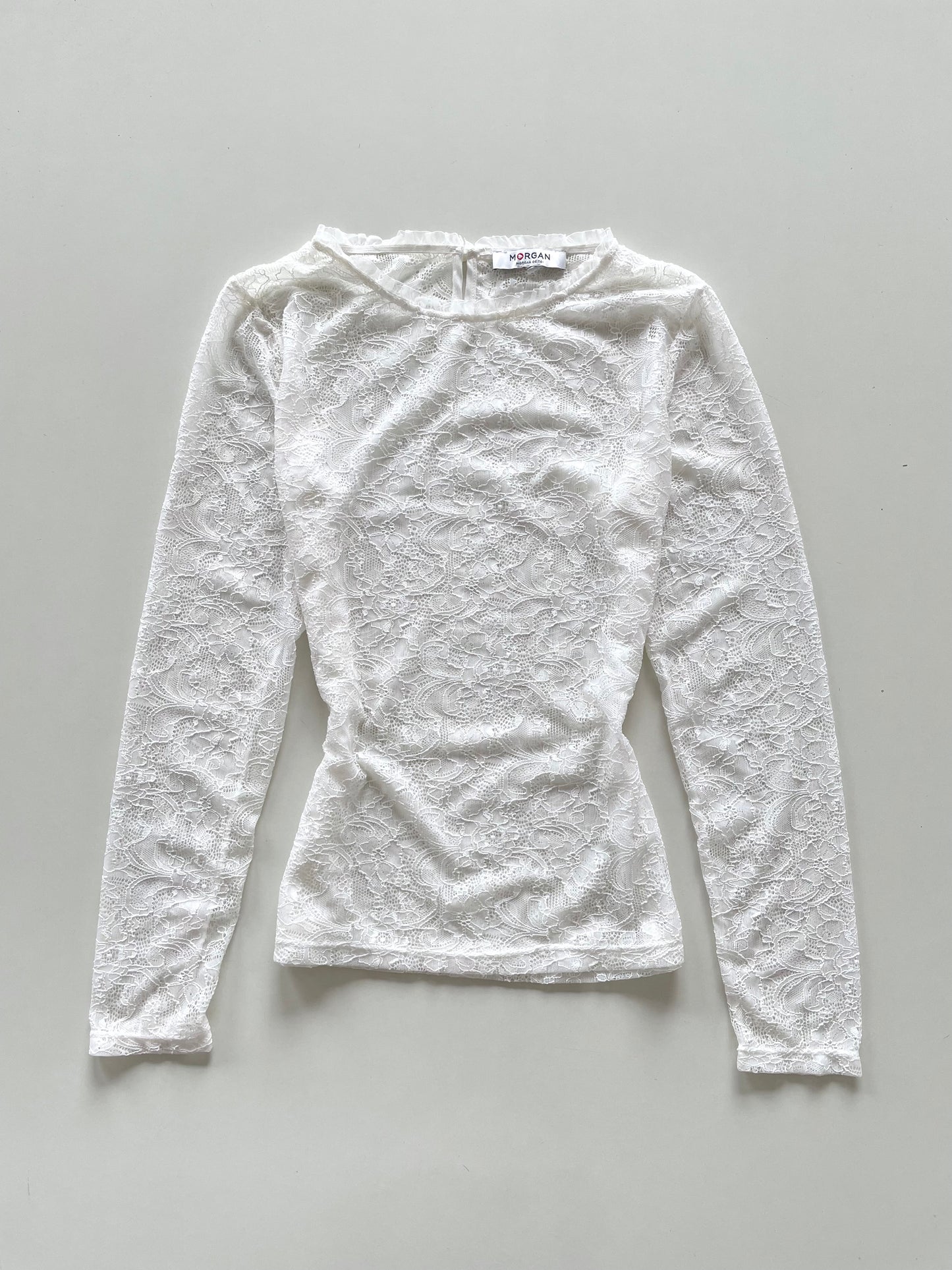 Morgan De Toi Sheer Vintage Top-Bust 38