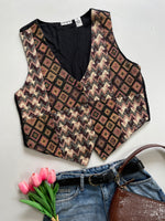 Load image into Gallery viewer, Jane Ashley Jacquard Waistcoat-Bust 40
