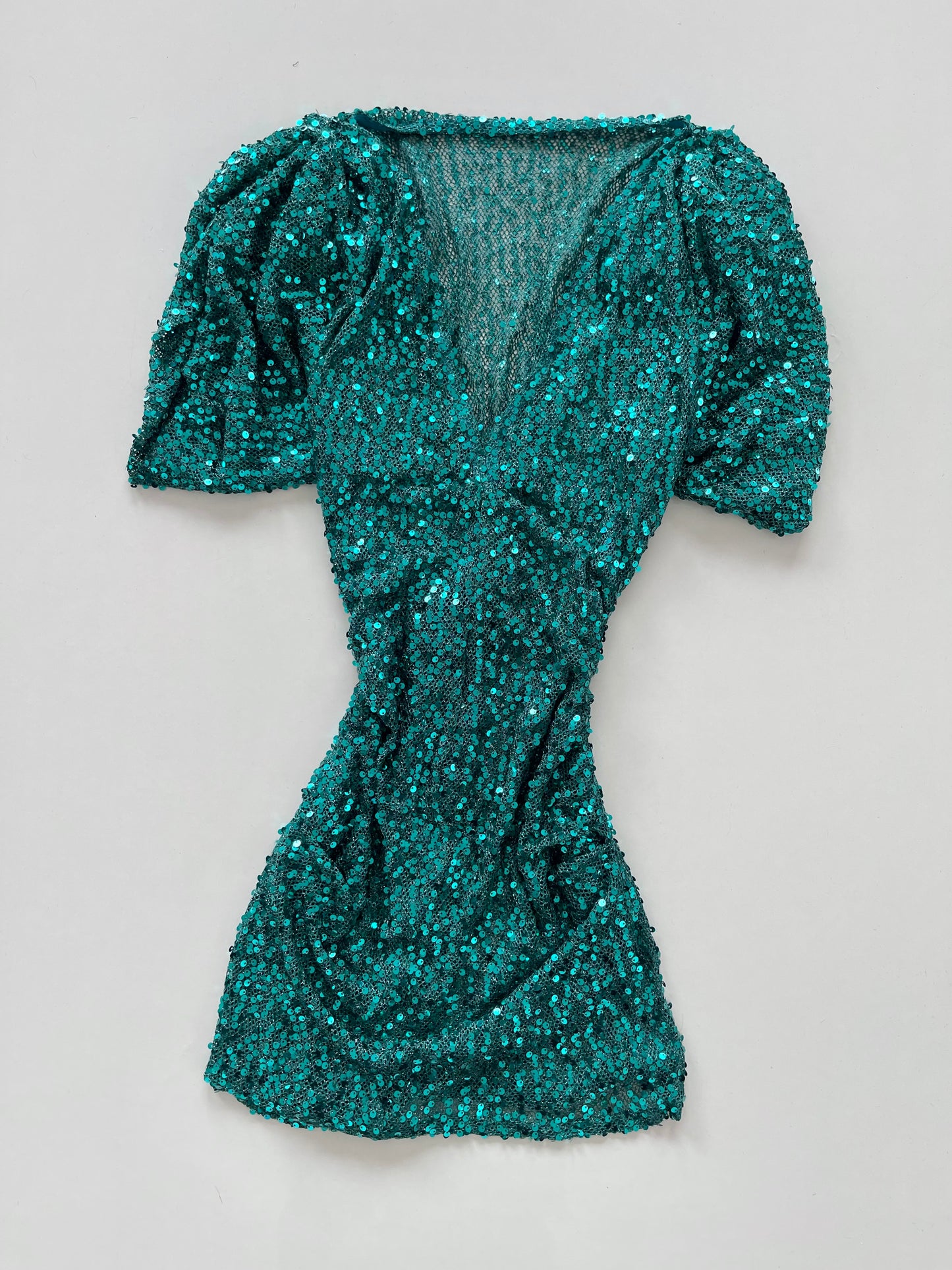 Sequin Sheer Dress-Bust 48 to 50