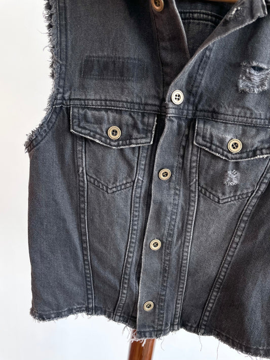 H&M Denim Vest-Chest 30