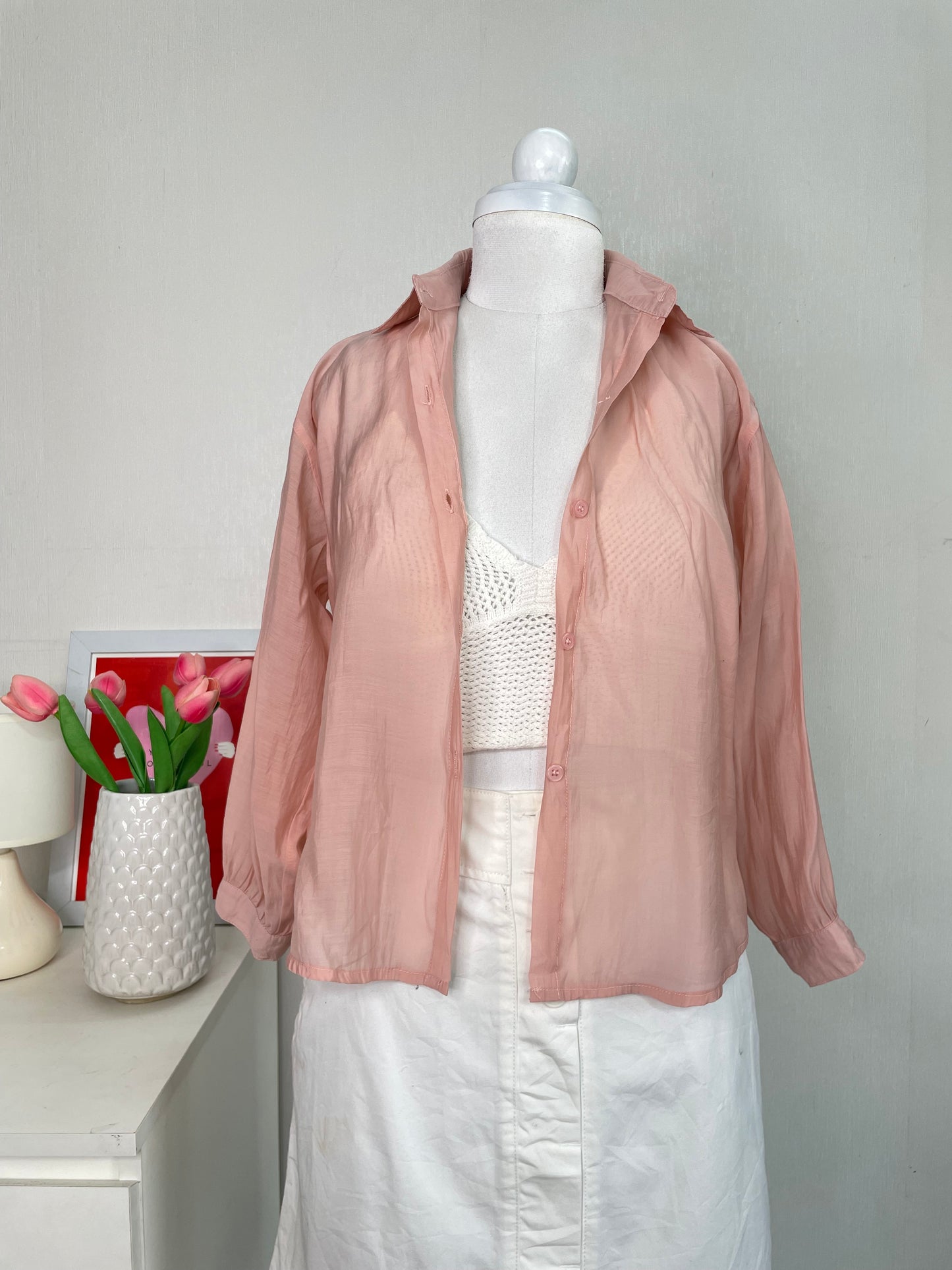 Sheer Shirt-Chest 38