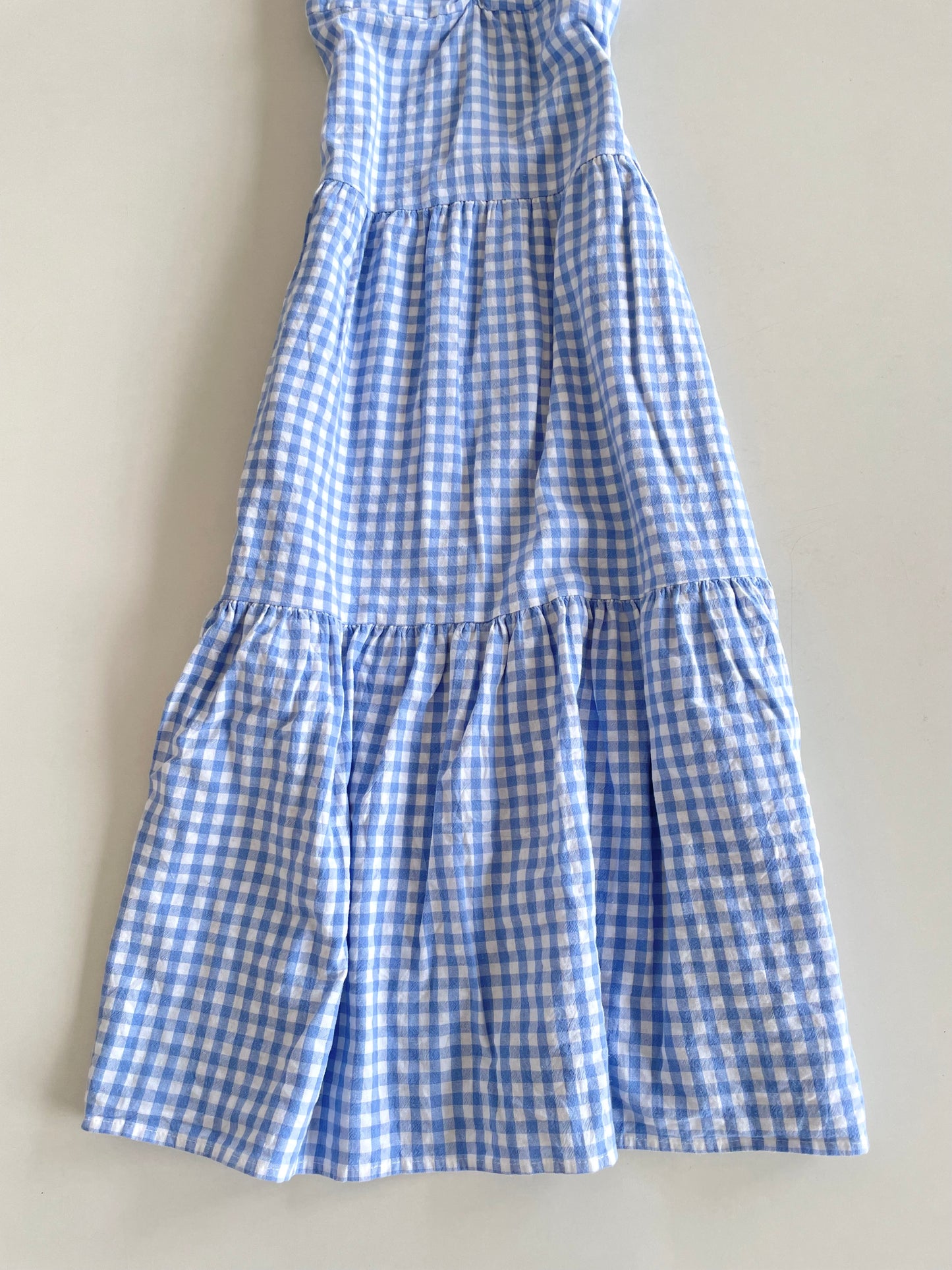 Gingham Cotton Dress -Bust 30 to 32