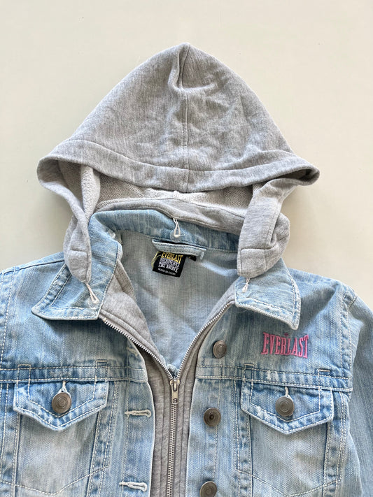 Everlast Vintage Hooded Denim Jacket-Bust 40