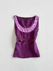 Parallel Satin Top-Bust 36