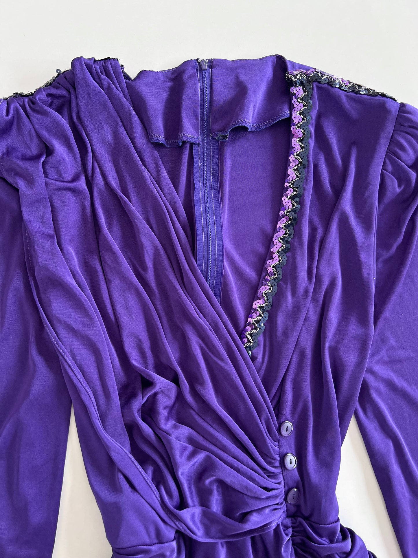 Purple Vintage Dress-Bust 38 to 40