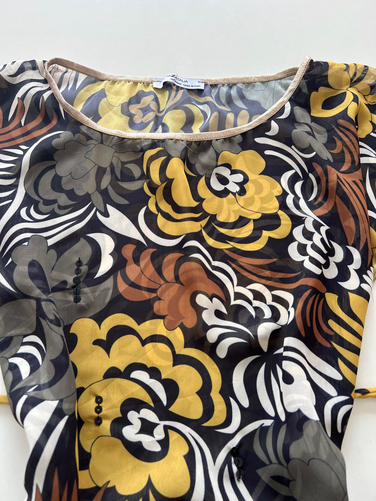 Plazaitalia Sheer Top-Bust 38