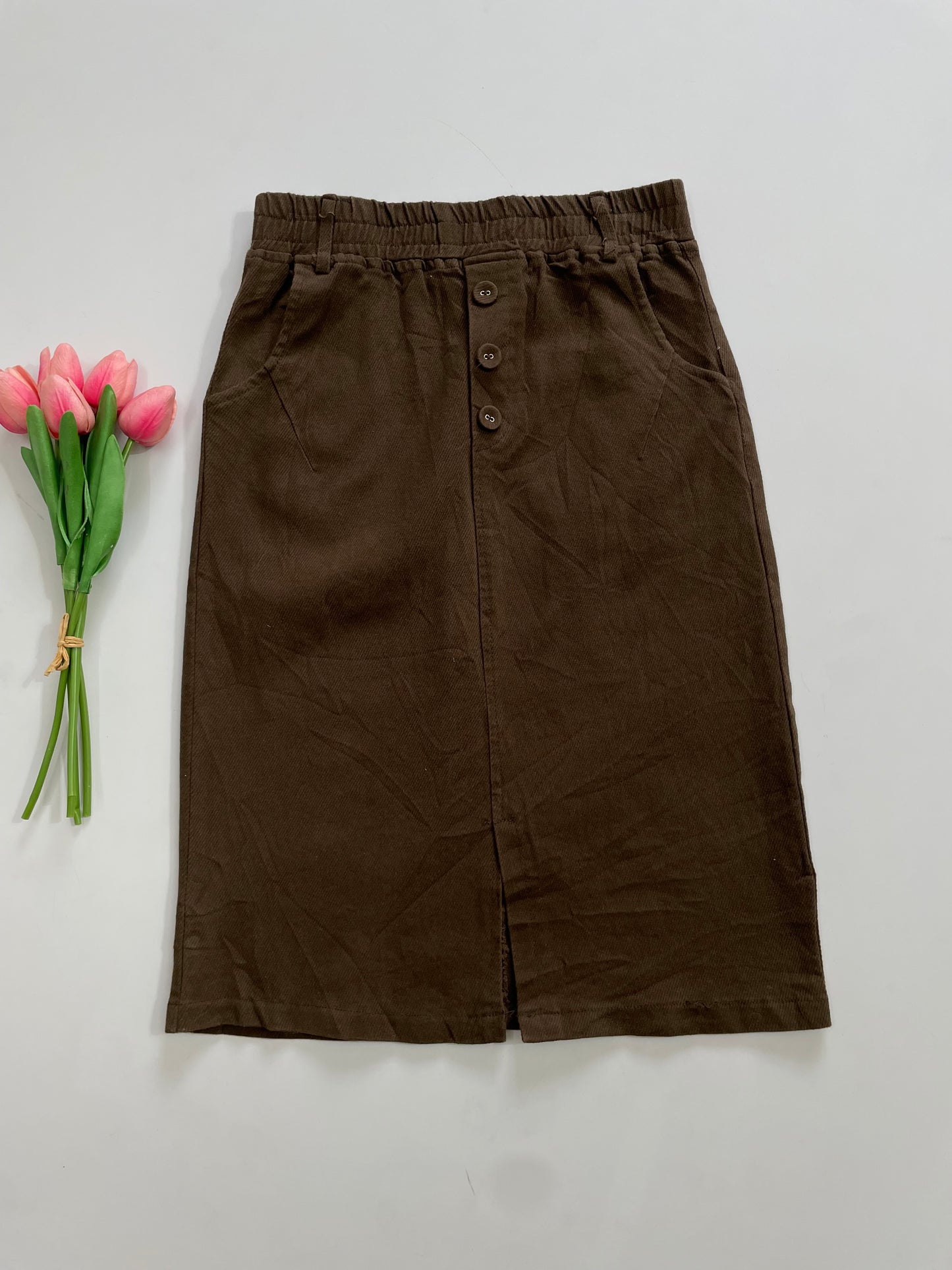 Long Denim Skirt-Waist 26