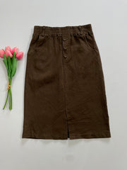Long Denim Skirt-Waist 26