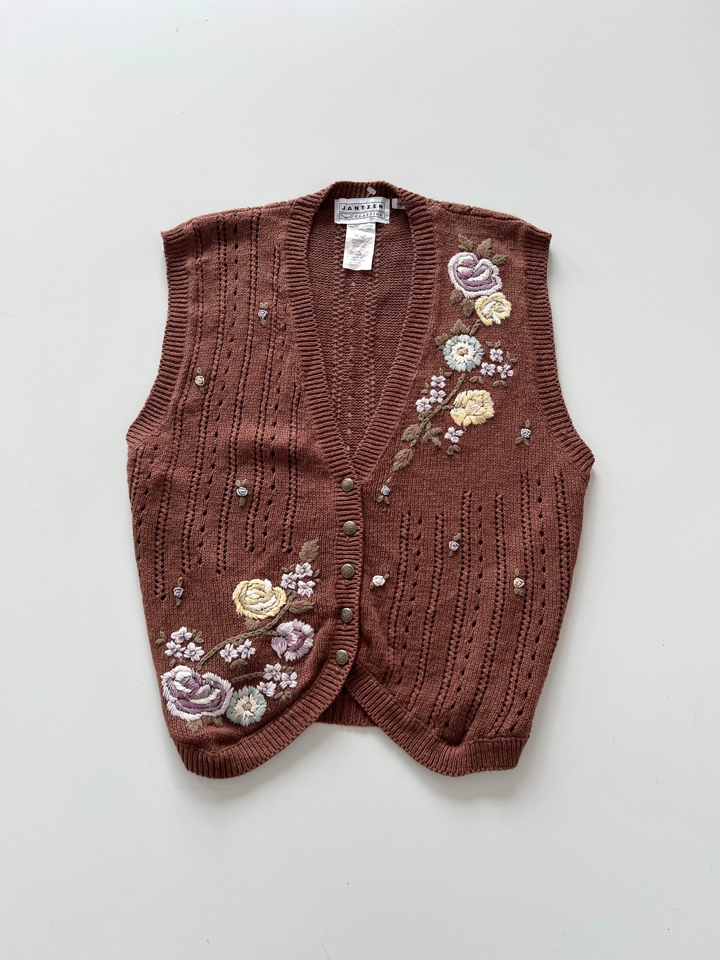 Jentzen Classics Embroidered Sweater-Bust 44