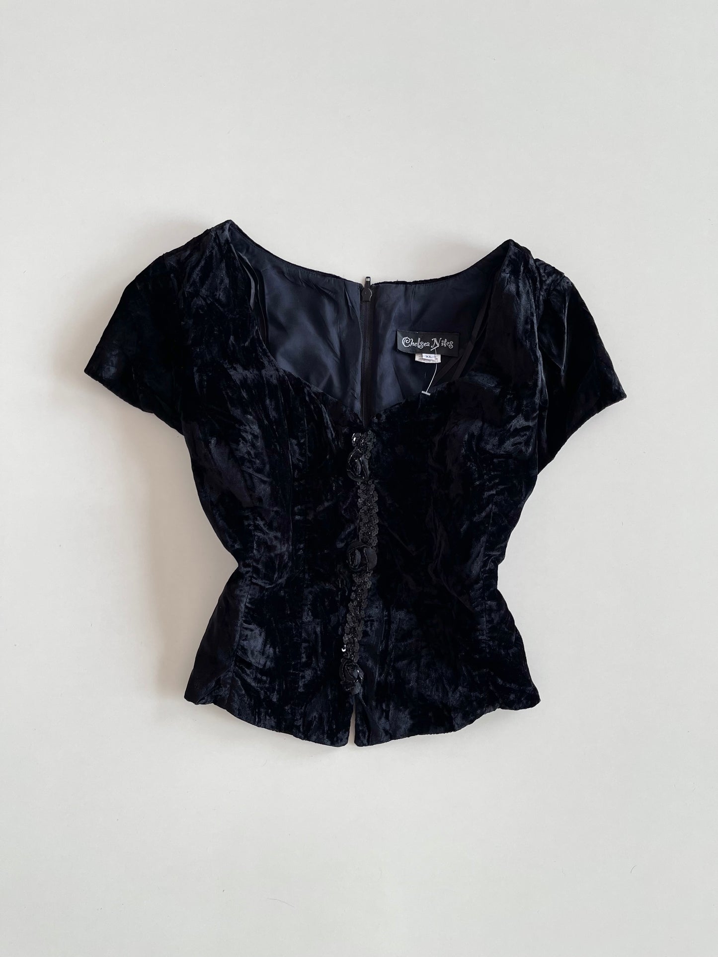 Chelsea Nites Velvet Top-Bust 42