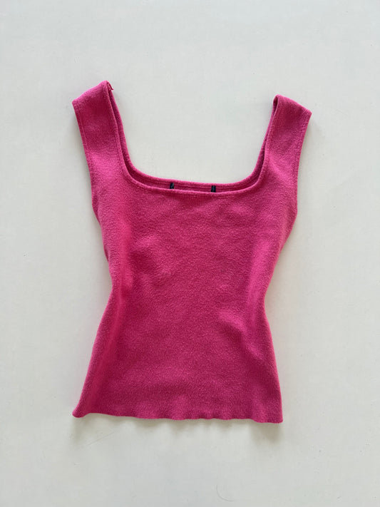 Square Neck Pink Top-Bust 28 to 30