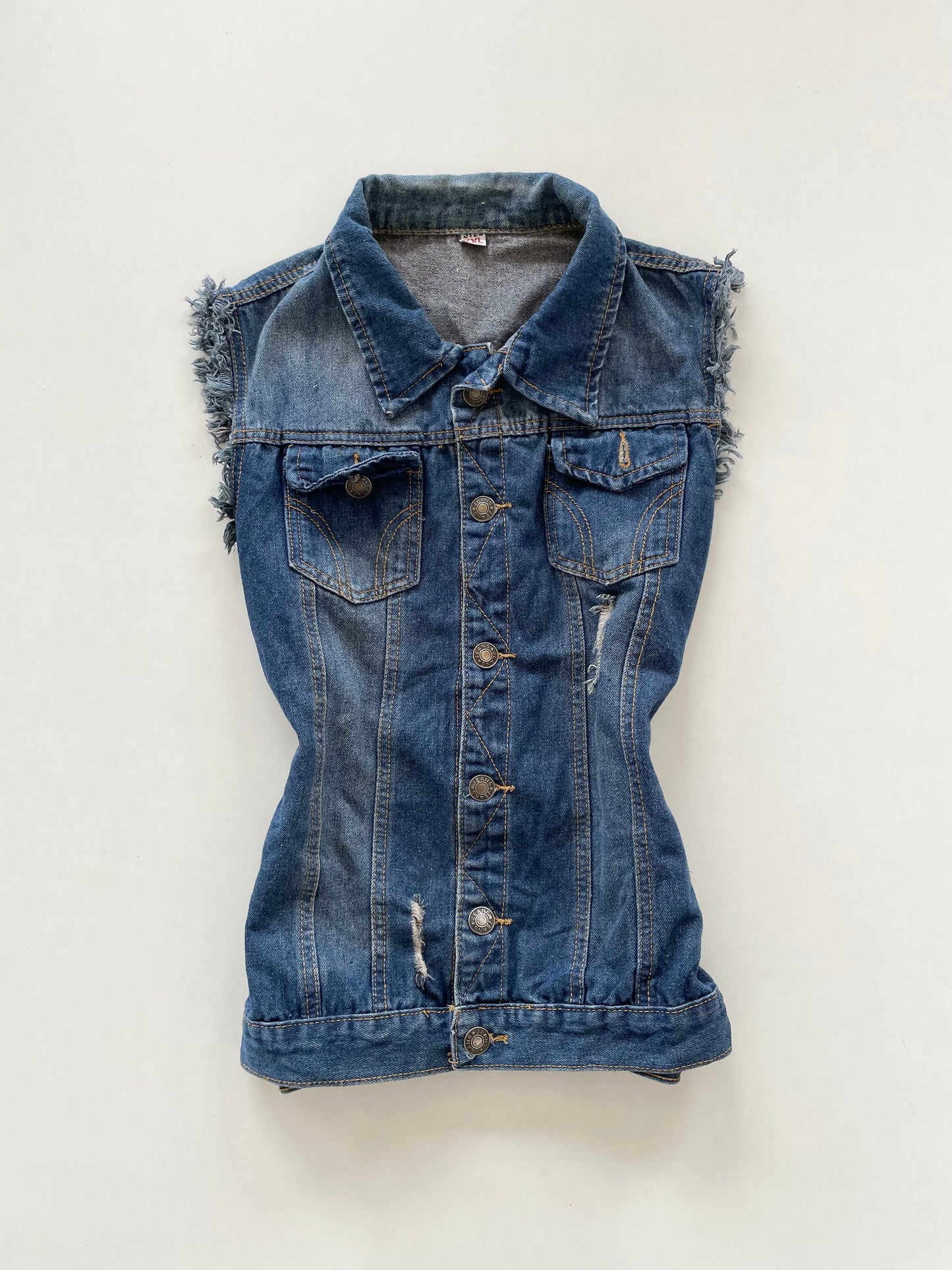 Denim Vest-Chest 40