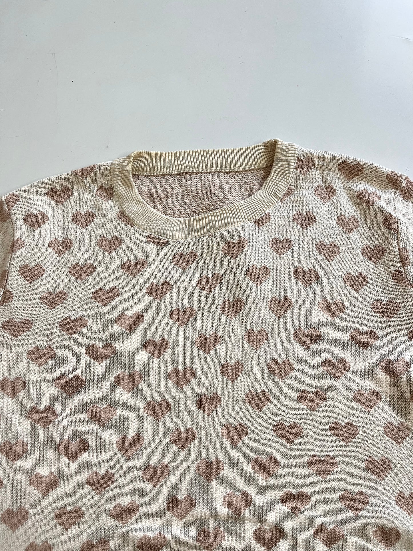 Little Hearts Sweater Vest - Bust 32 to 34