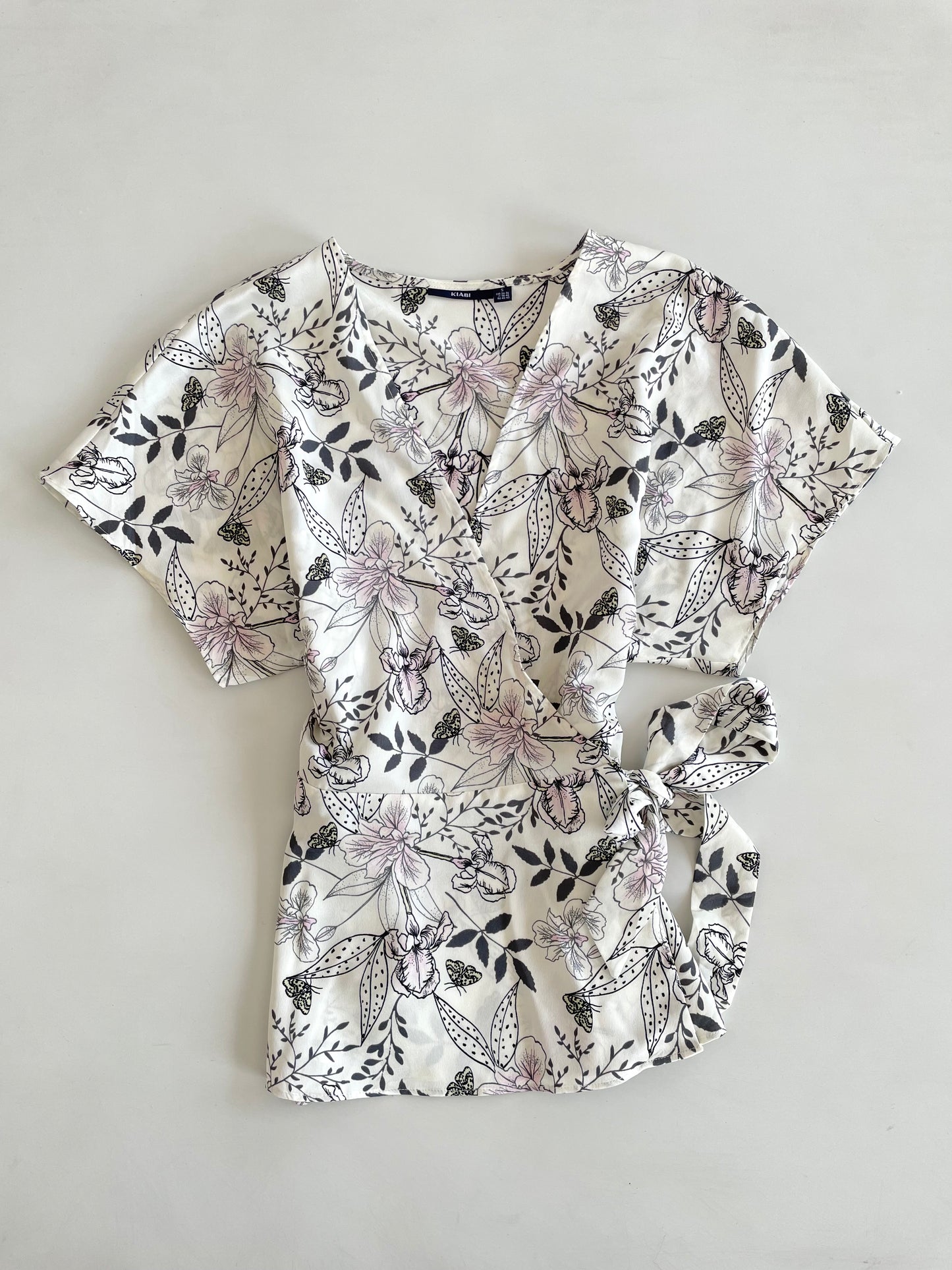 Kiabi New Tagged Wraparound Satin Top-Bust 32 to 34