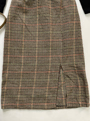 Vintage Warm Tweed Skirt-Waist 26 to 28