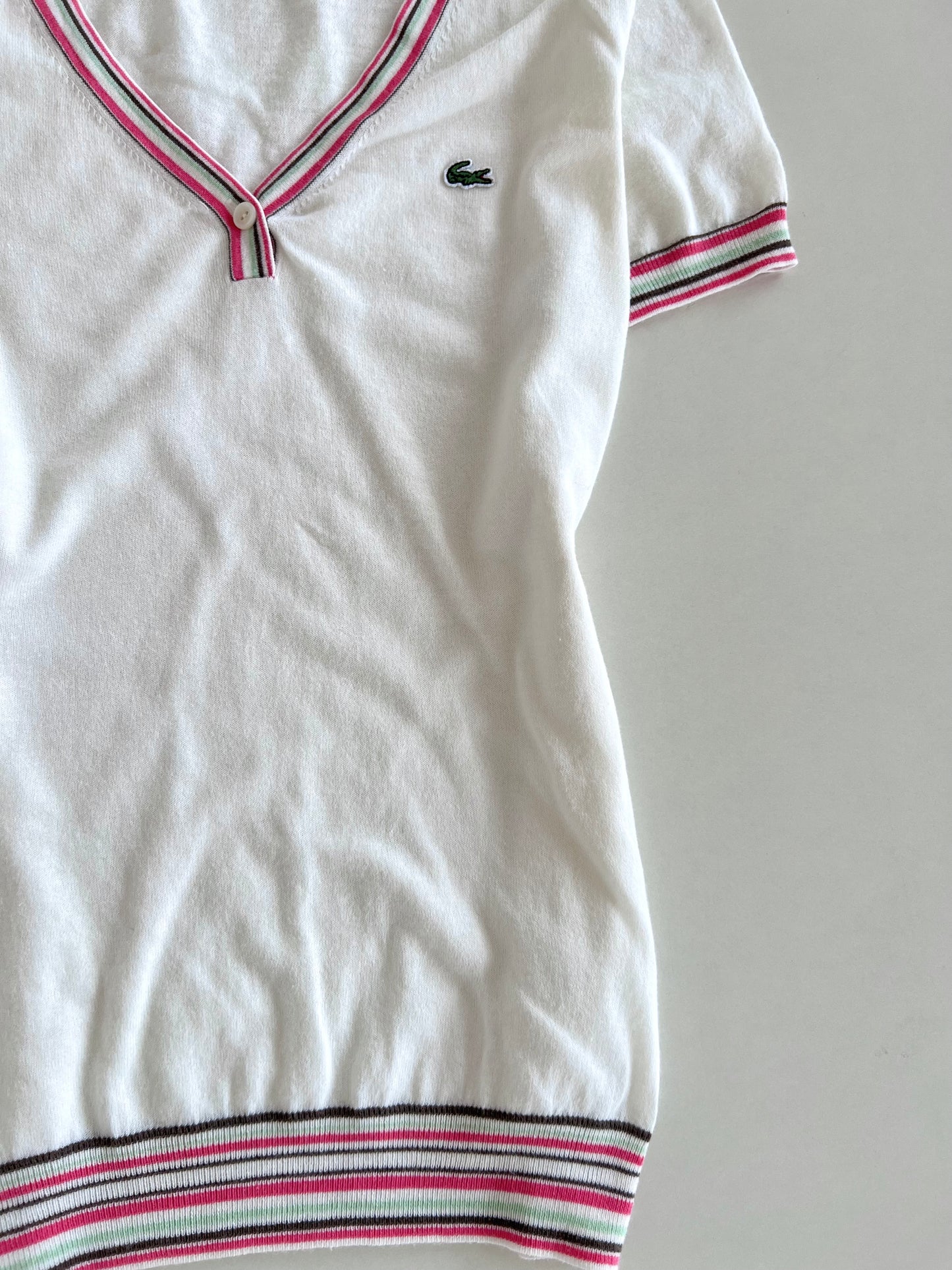 Lacoste Vintage T-Shirt-Bust 32 to 34