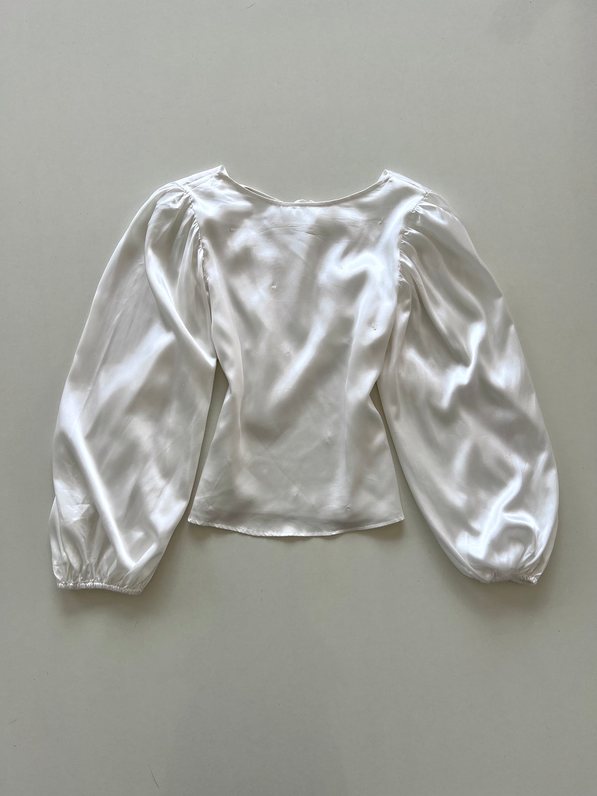 Pearl Satin Top-Bust 38