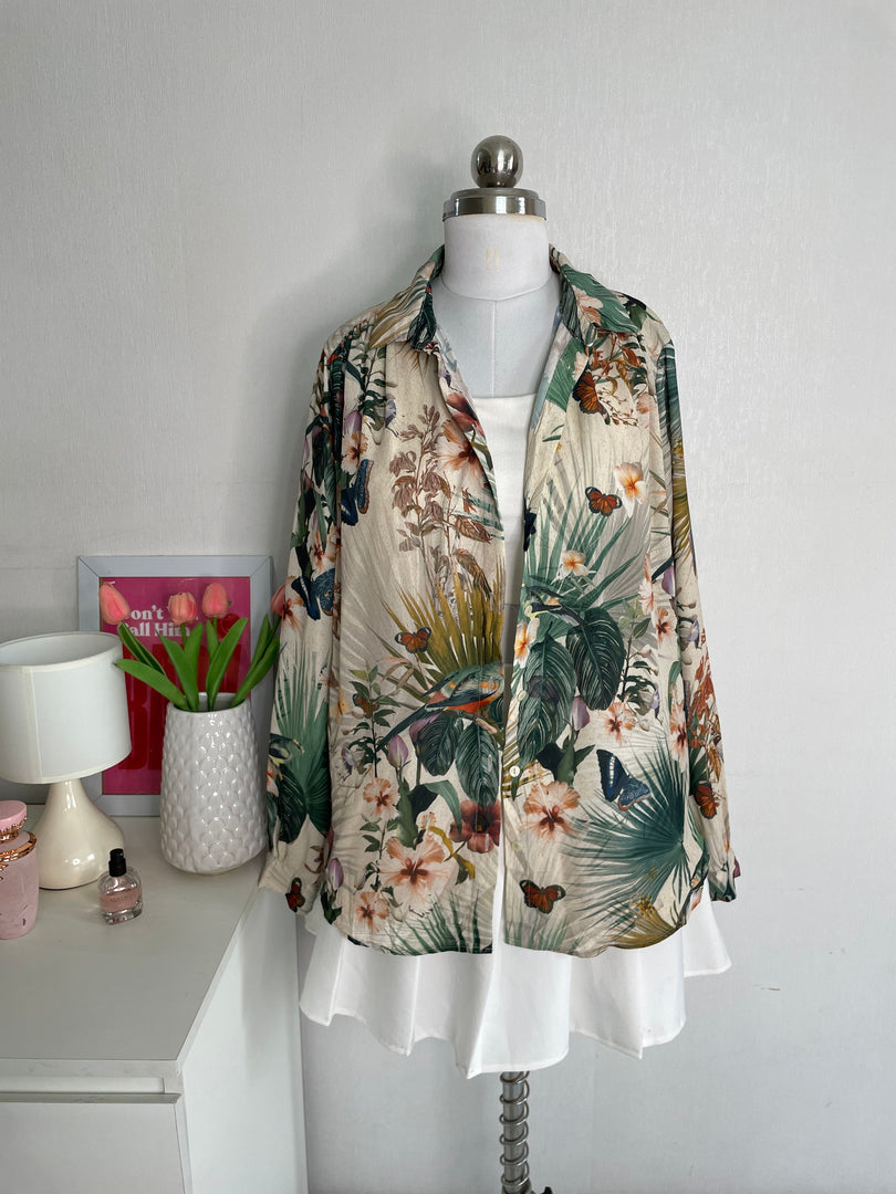 H&M GARDEN SHIRT - BUST 44