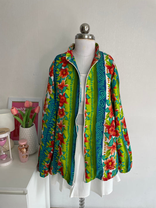 BONWORTH GREEN FLORAL BLAZER- BUST 50