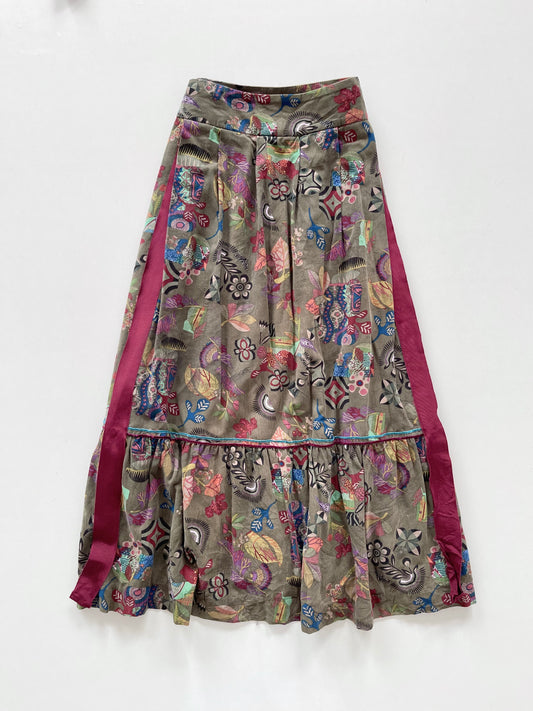 Bucolique Vintage Corduroy Skirt-Waist  32