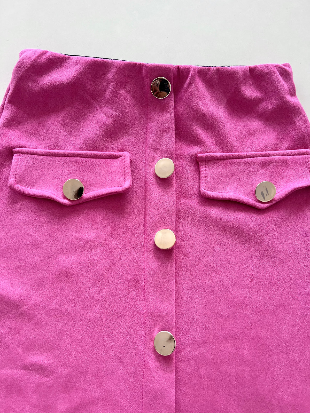 Pink Suede Skirt-Waist 26 to 30