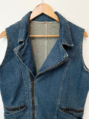 Denim Vest-Bust 38