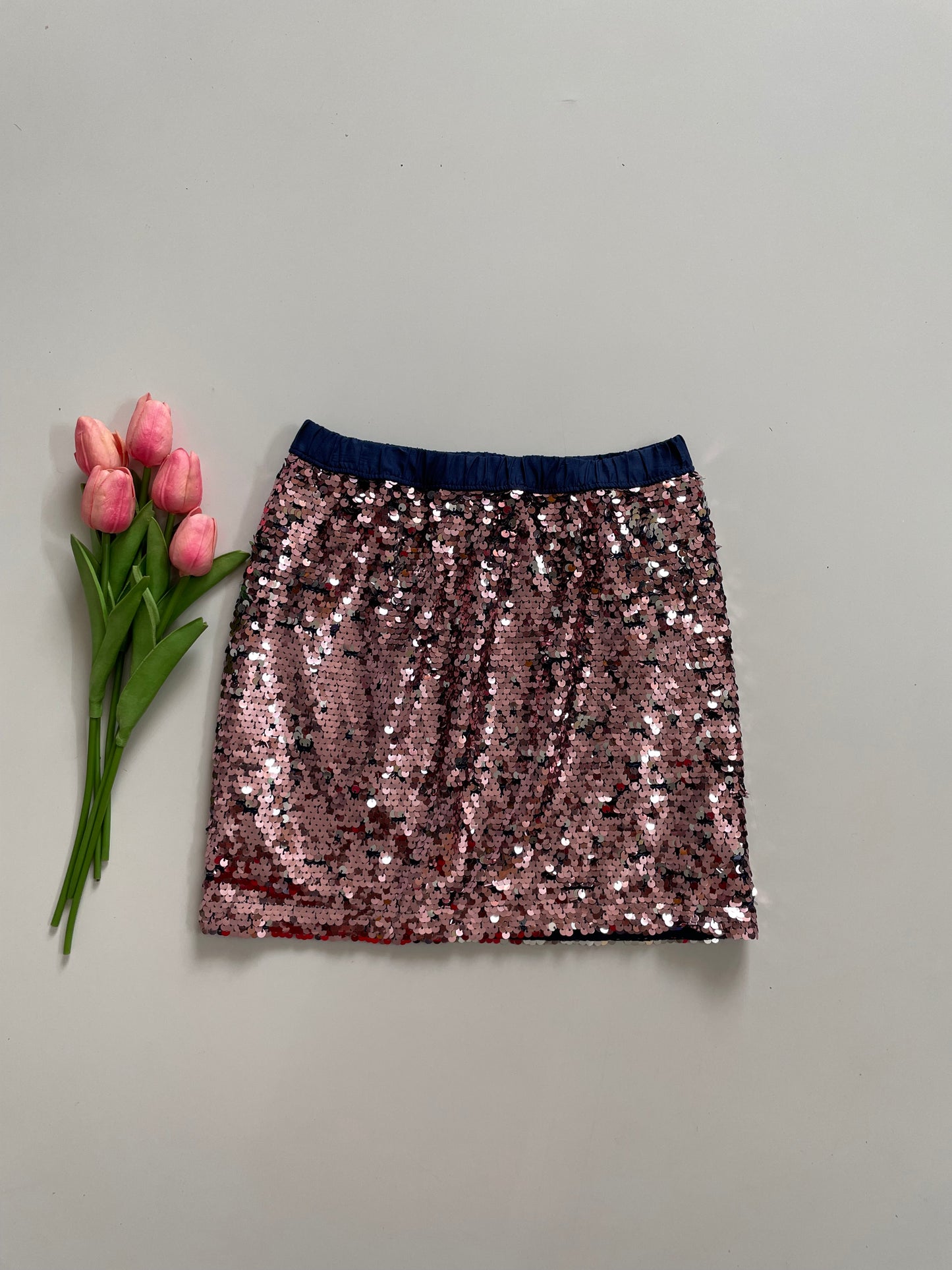 OSHKOSH SEQUIN PINK SKIRT - WAIST 26 TO 28