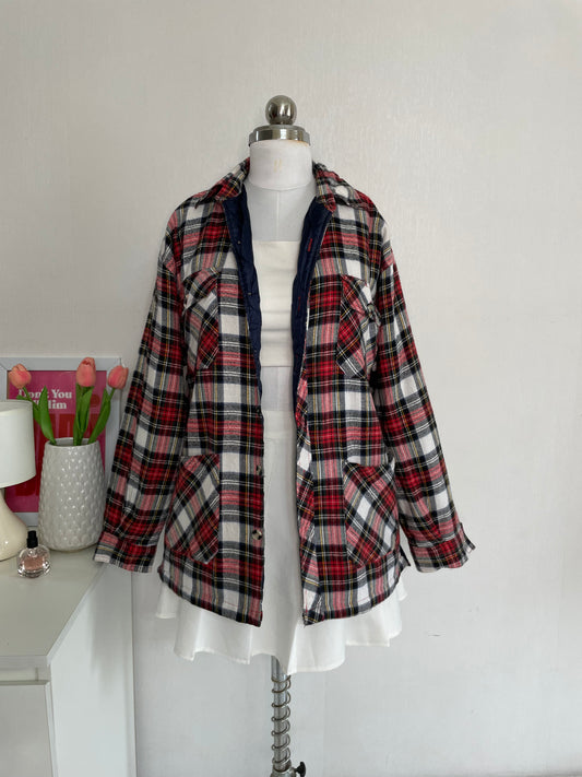 NORDIGA CHECKERED SHACKET - BUST 40