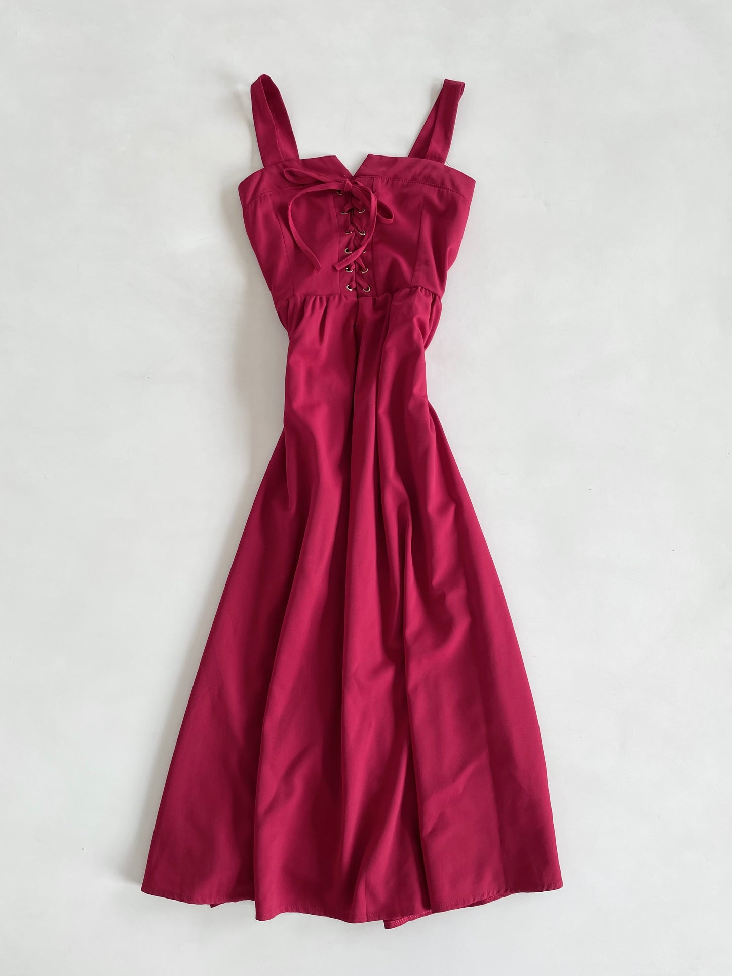 Cherry Red Dress-Bust 32 to 34