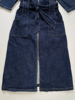 Load image into Gallery viewer, Belted Denim Dress-Bust 34
