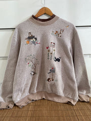 Embroidered Christmas Sweater-Bust 52