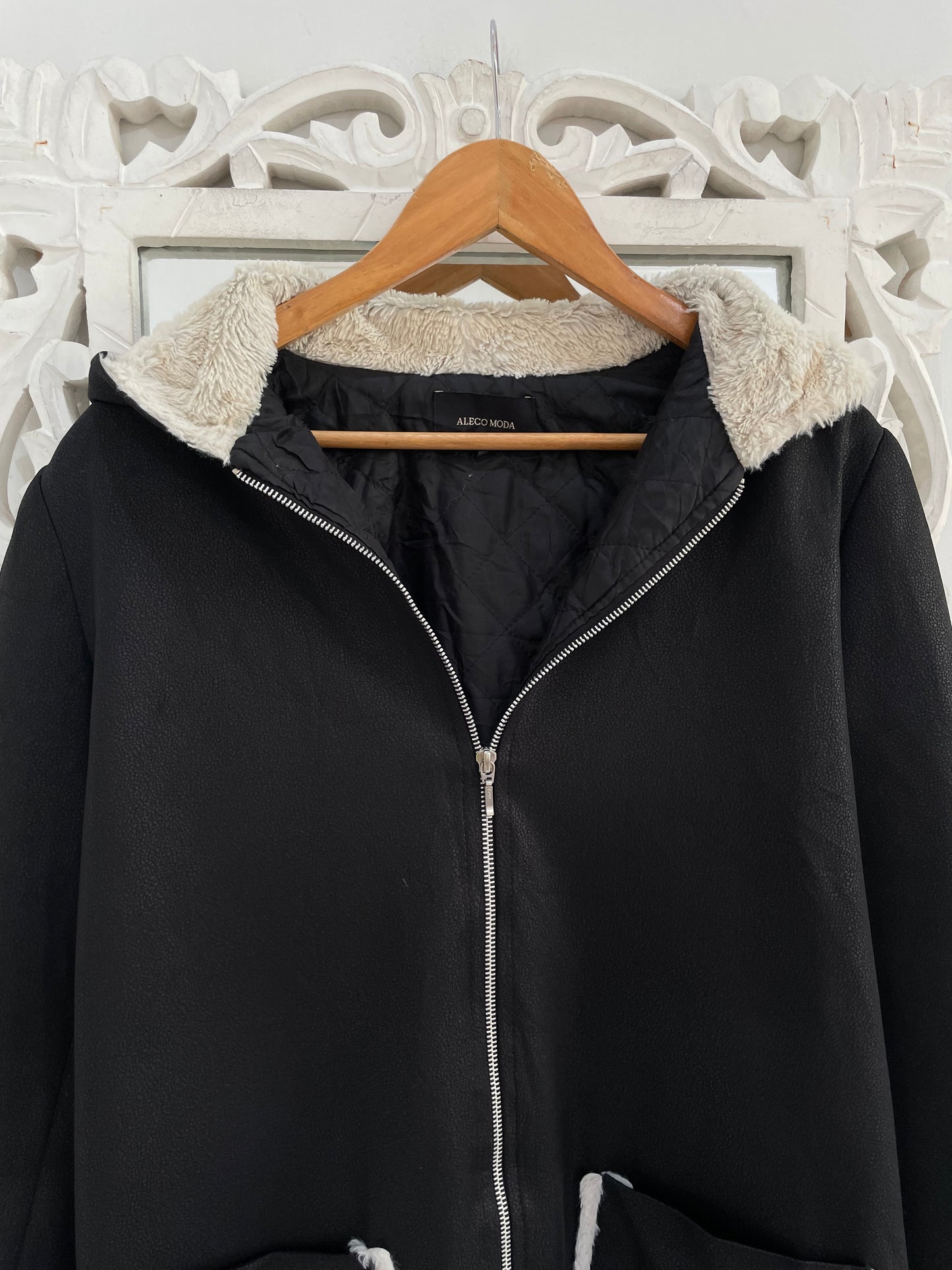Aleco Moda Vintage Thick Sherpa Coat-Chest 46