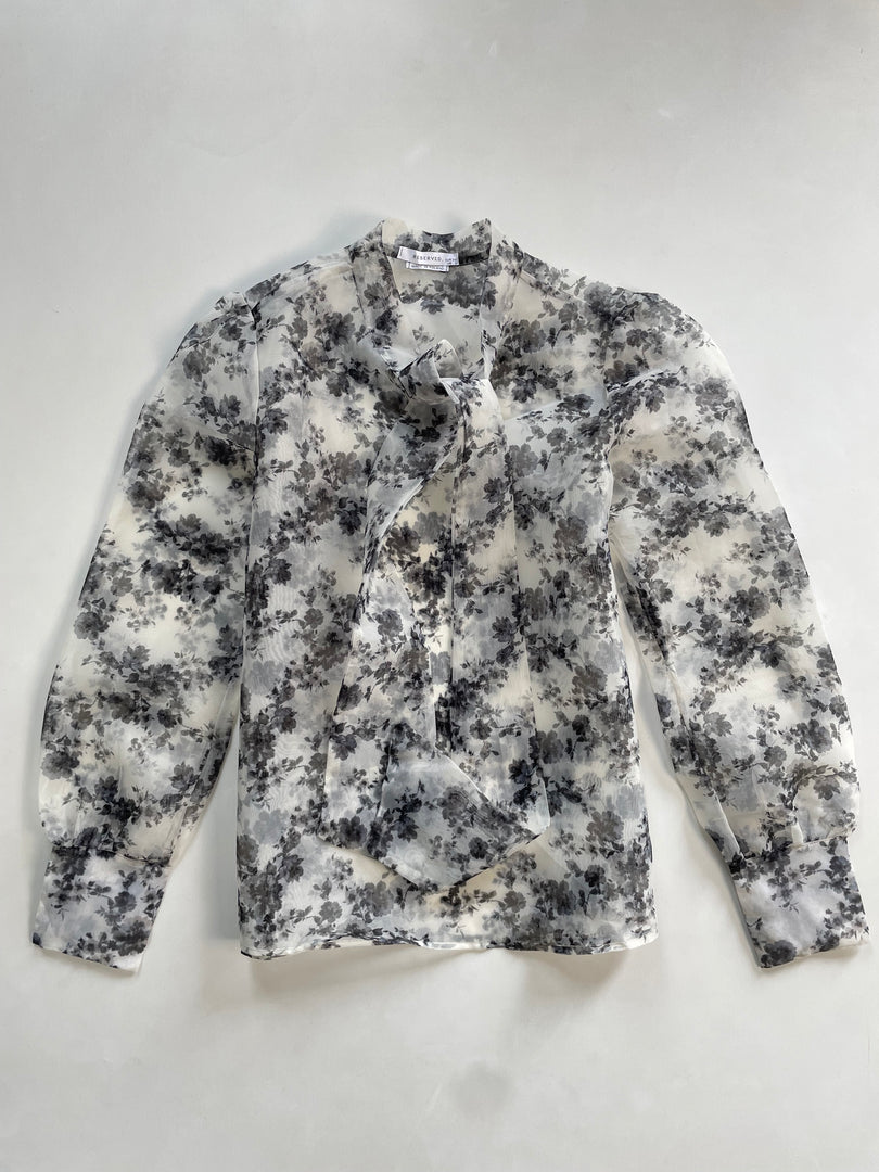 Organza Sheer Top-Bust 36