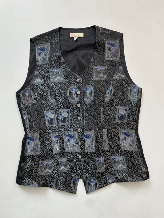 Jacquard Waistcoat-Bust 40