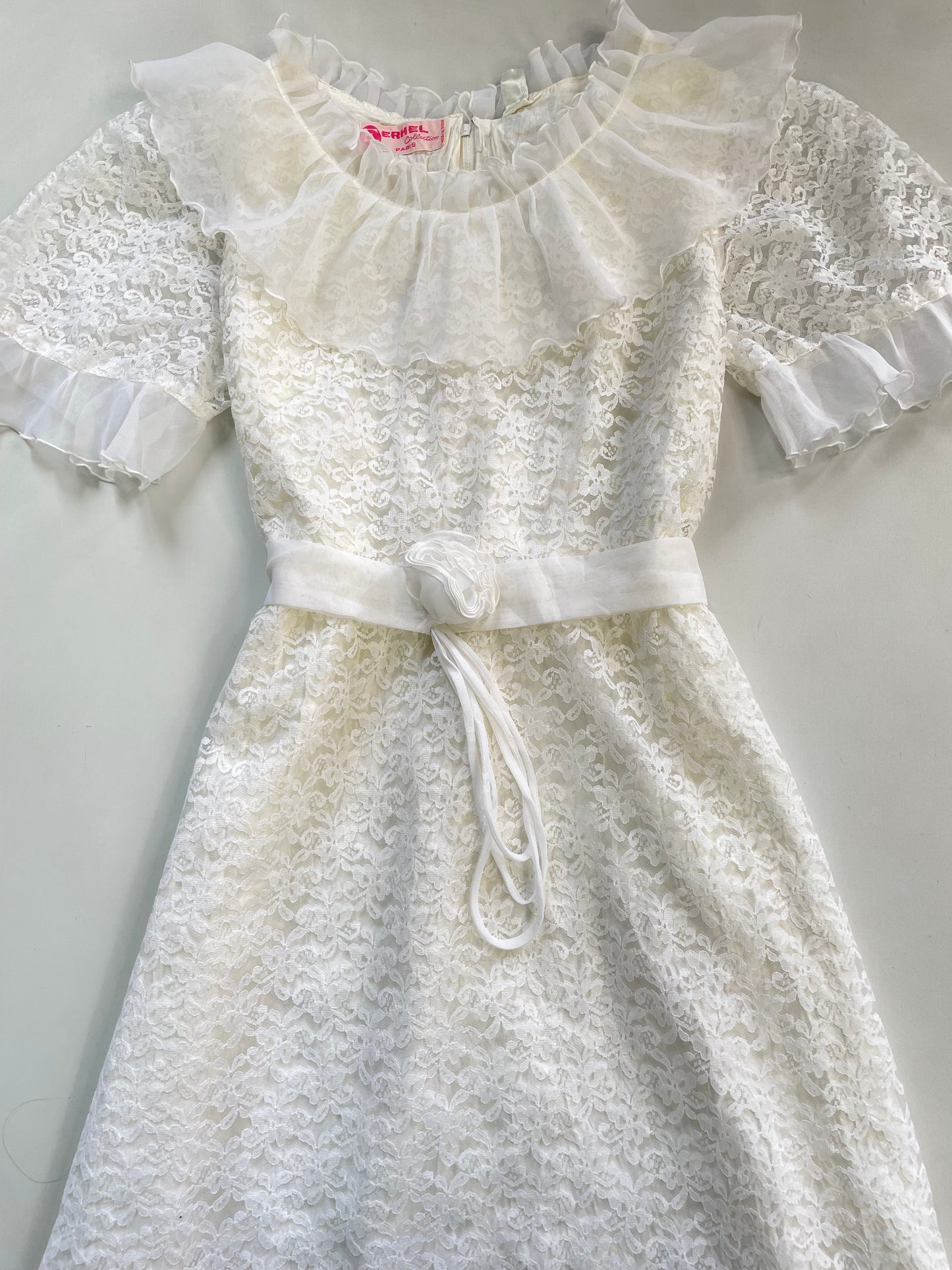 Lace White Dress-Bust 36