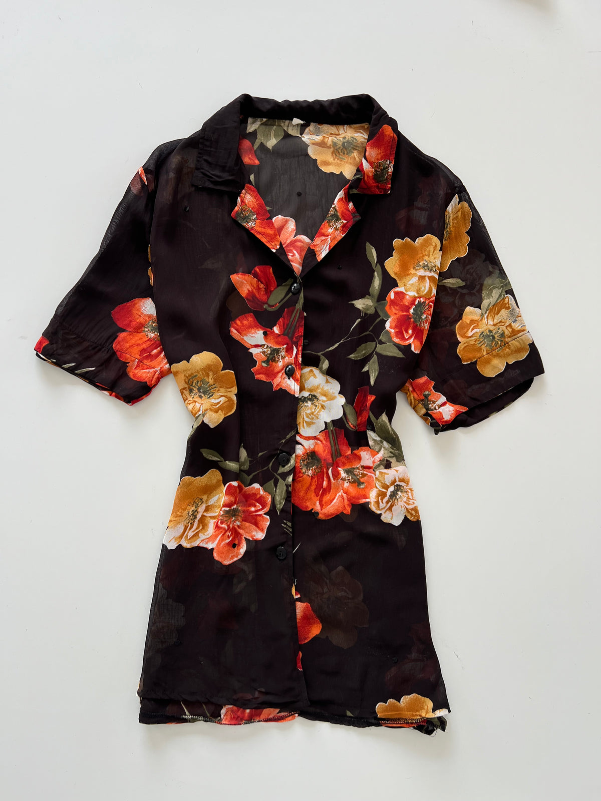 Vintage Sheer Shirt-Bust 48