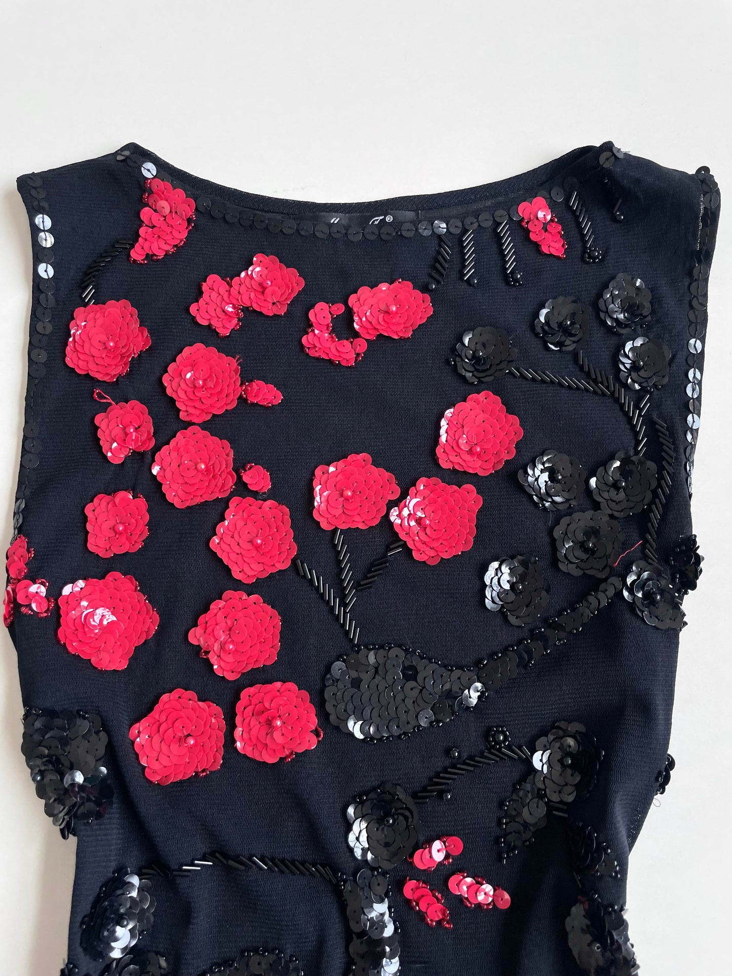 Mary's Tune Sequin Vintage Top-Bust 30 to 32
