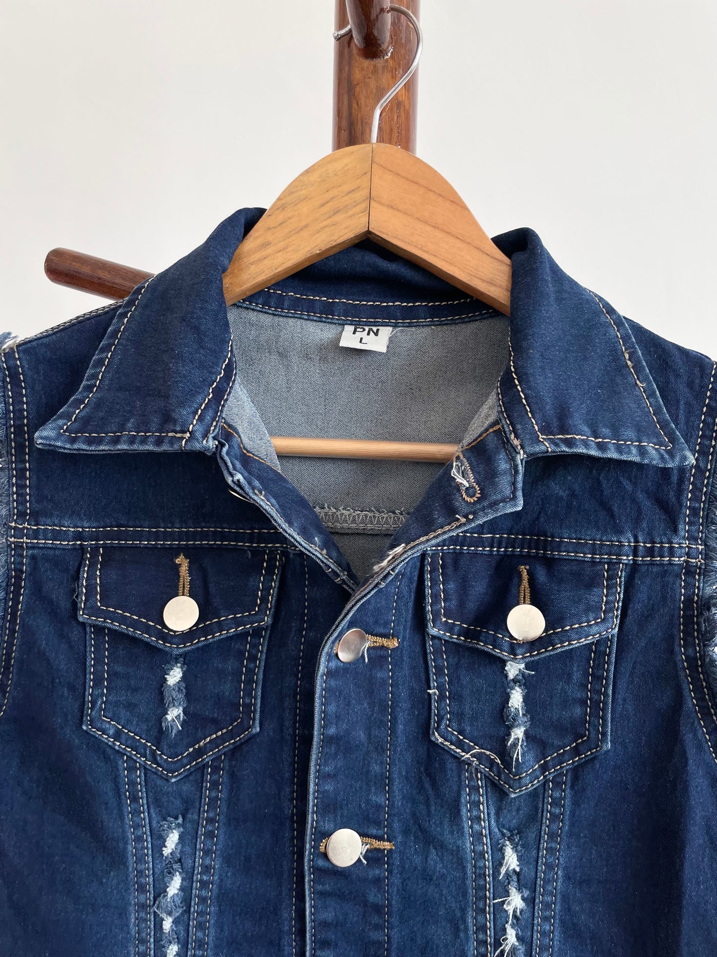 Denim Vest-Chest 32