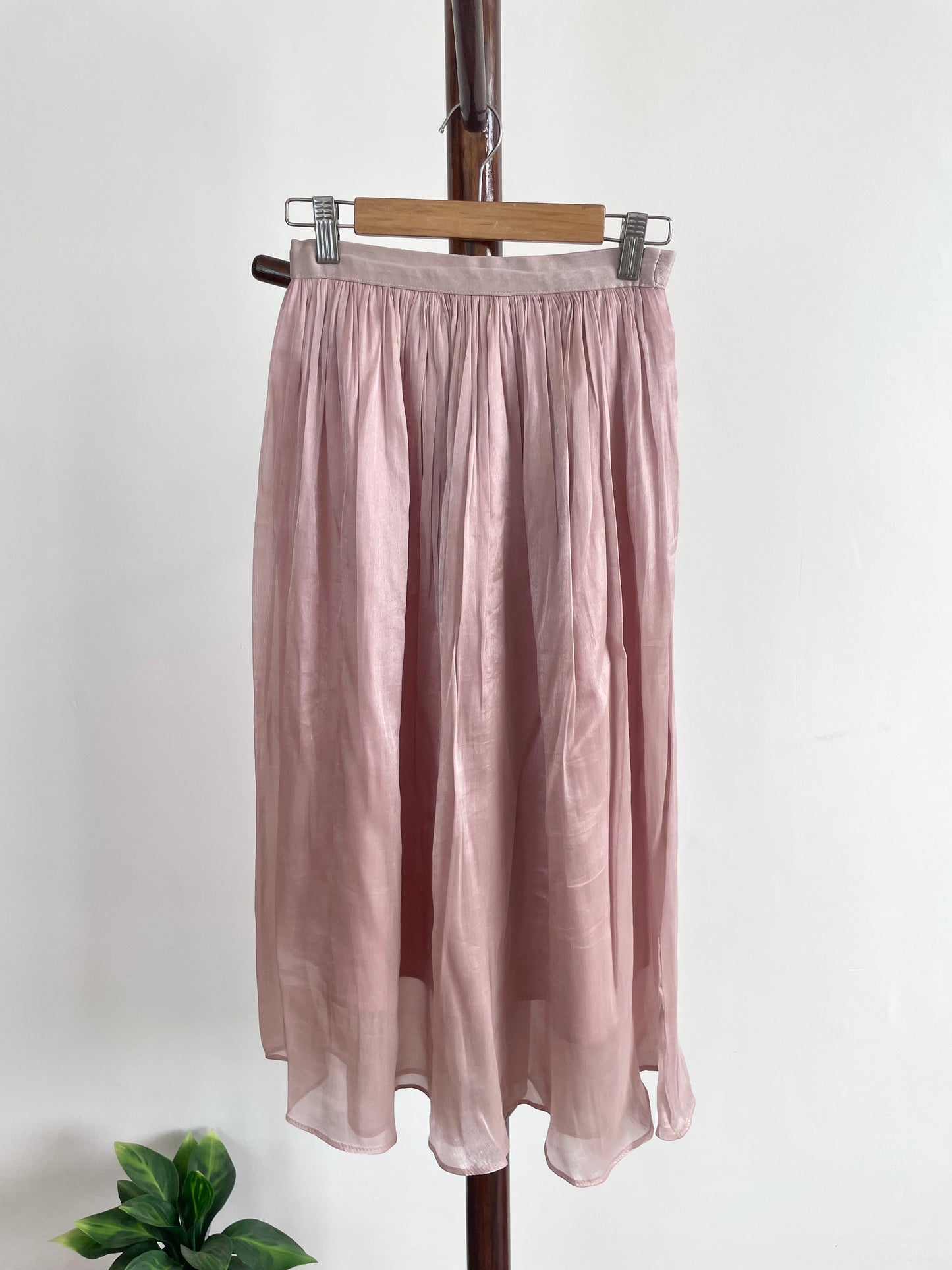 Metallic Organza Skirt-Waist 26 to 32