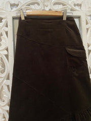 Vintage Corduroy Skirt-Waist 30