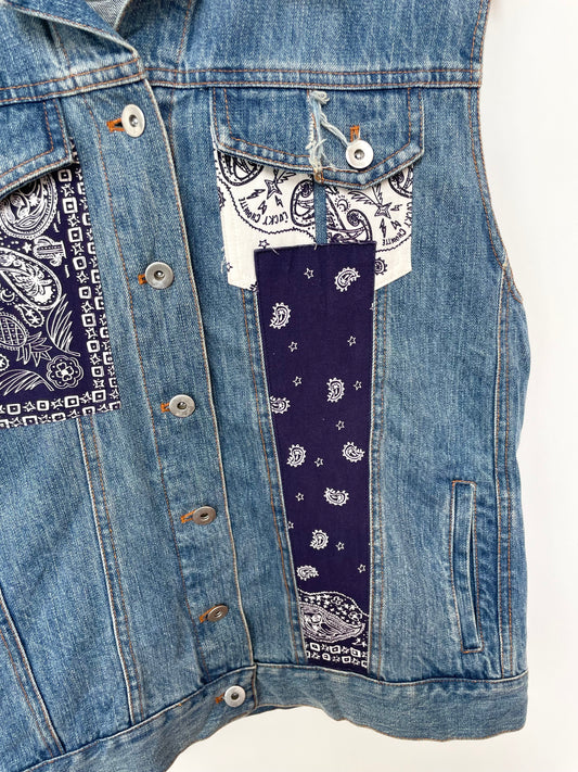 Denim Vest-Bust 42
