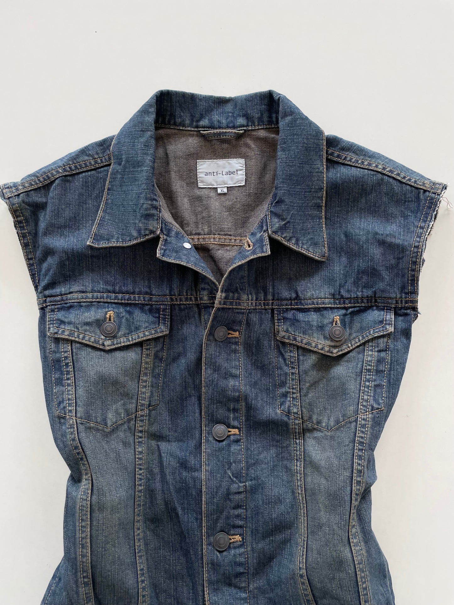 Denim Vest-Chest 46