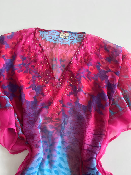 Indian Emporium Sheer Coverup Dress-Bust 60 to 66
