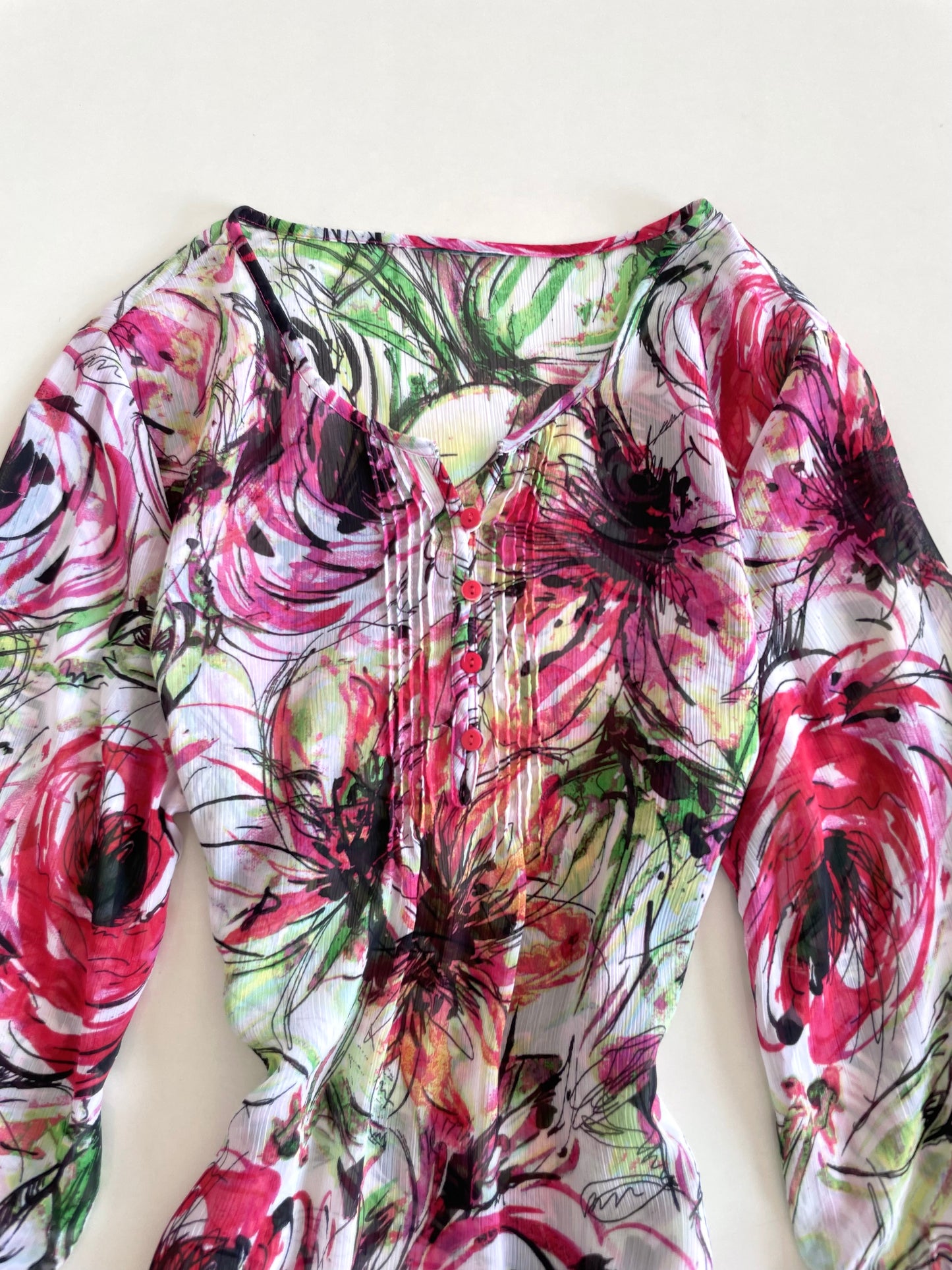 Vintage Sheer Top-Bust 40