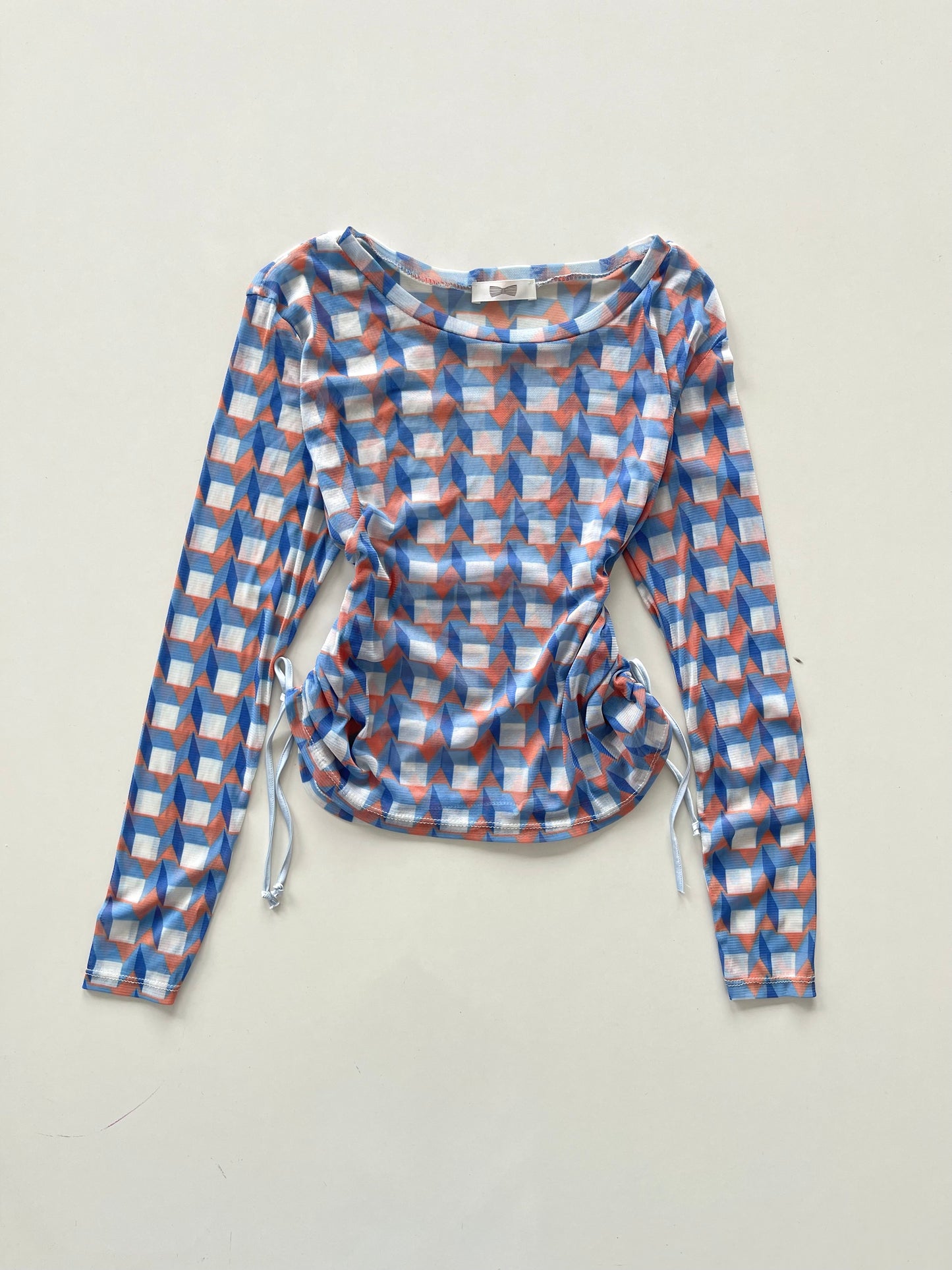 Y2k Sheer Top-Bust 42 to 44