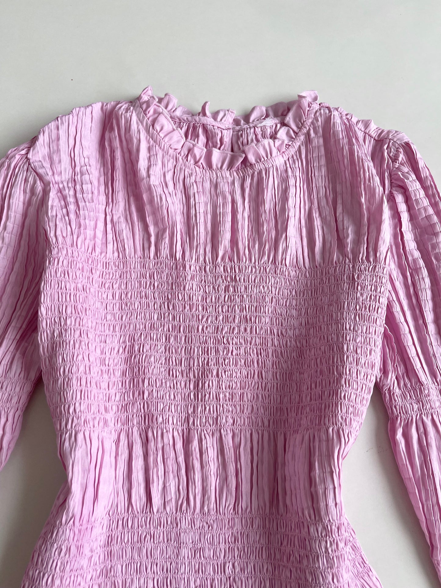 Baby Pink Textured Top-Bust 34 to 36