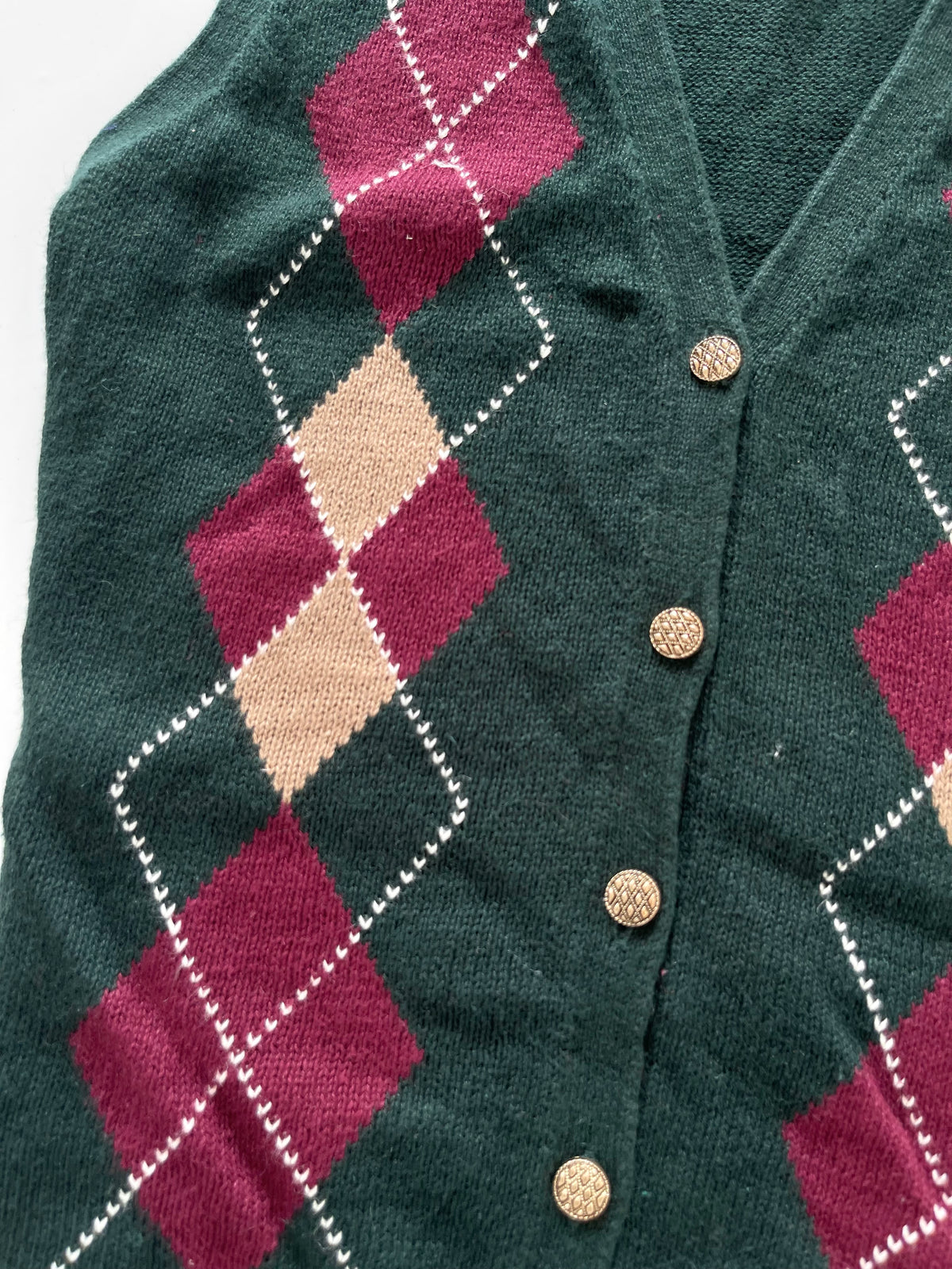 Sag Harbor Pinterest Vest Sweater-Bust 40