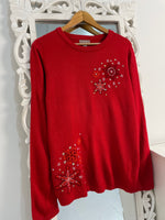 Load image into Gallery viewer, White Stag Embroidered Sweater-Bust 44