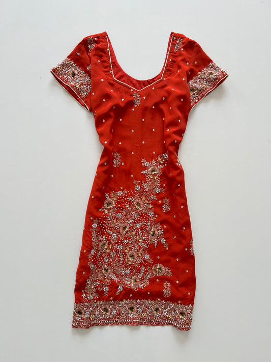 Hand Embroidered Kurta-Bust 42